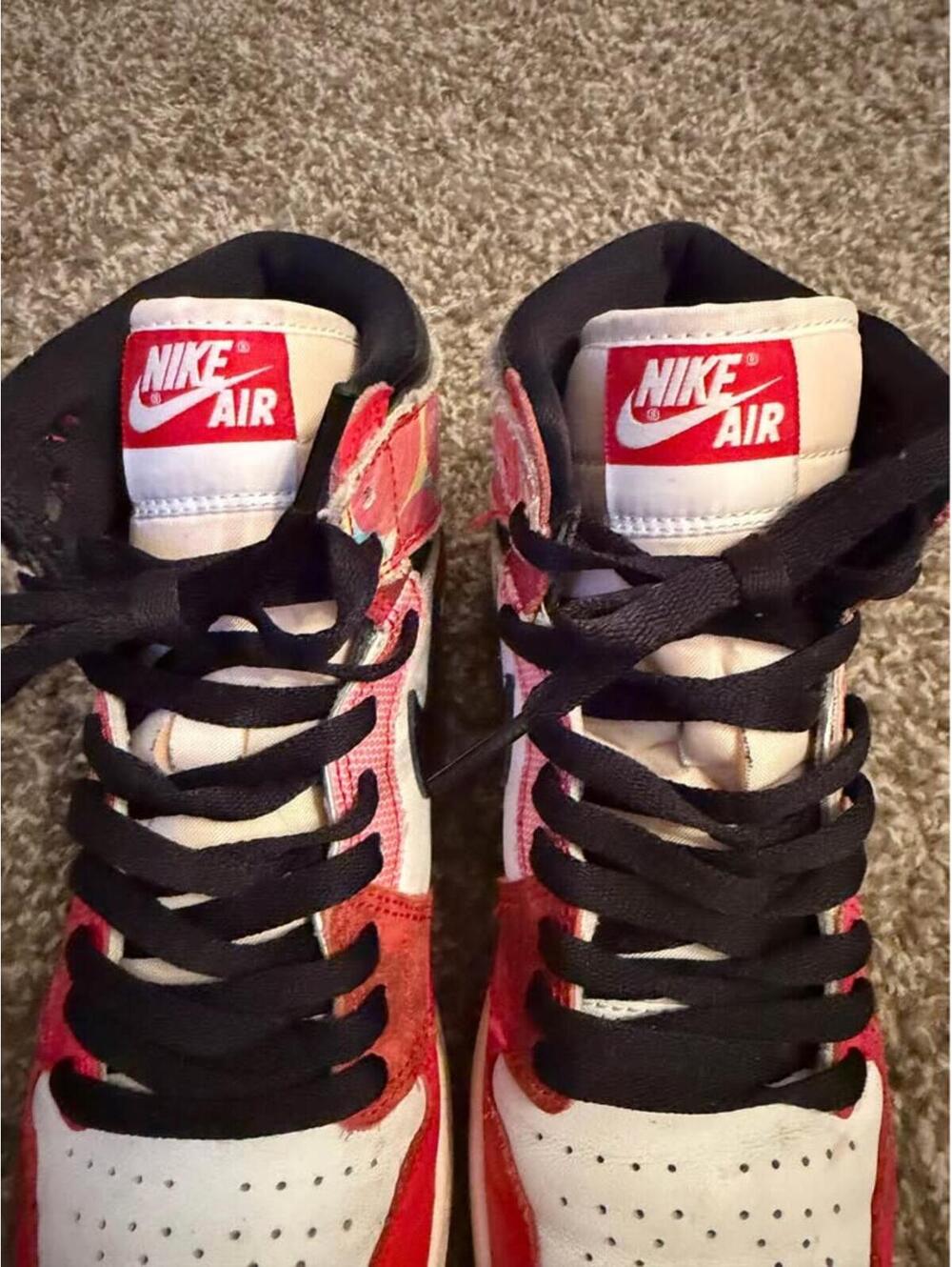 Air Jordan 1 Retro High OG Spider-Man Sneakers Youth 6.5 - Picture 6 of 8